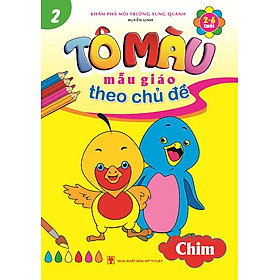 Tô Màu Mẫu Giáo Theo Chủ Đề  2 - Chim